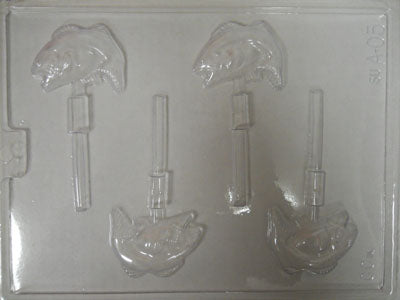 Moule à chocolat - Poisson sur bâton - Suçon - Mer (S-A05)