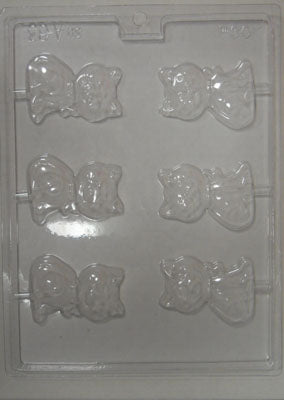 Moule à chocolat - Chat sur bâton - Suçon - Animal (S-A63)