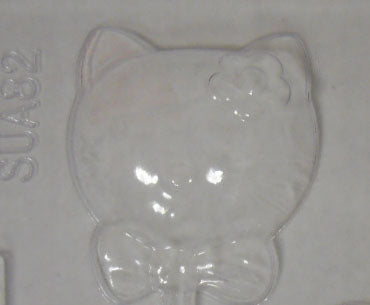 Moule à chocolat - Hello Kitty sur bâton - Suçon - Animal (S-A82)