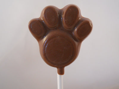 Moule à chocolat Animal - Patte - Empreinte sur bâton - Suçon (S-A98)