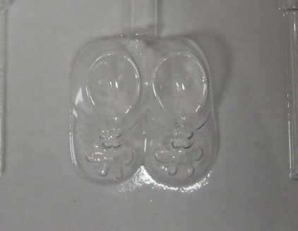 Moule à chocolat - Bottine de bébé sur bâton - Suçon - Bébé (S-B16)