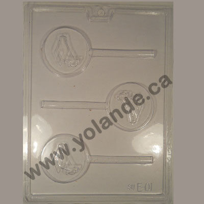 Moule à chocolat Graduation - Diplôme - Suçon (S-E01)