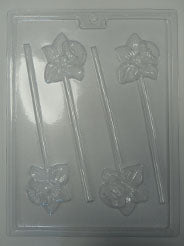 Moule à chocolat - Jonquille sur bâton - Suçon - Fleur (S-F20)