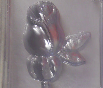 Moule à chocolat - Rose sur bâton - Suçon - Fleur (S-F24)