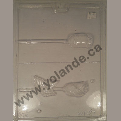 Moule à chocolat Fleur - Rose 3D (S-F27)