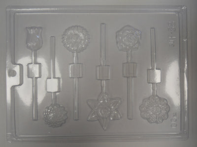 Moule à chocolat Fleur - Assortie - Suçon (S-F38)