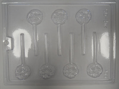 Moule à chocolat Fleur - Pensée sur bâton - Suçon (S-F05)