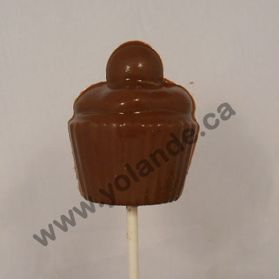 Moule à chocolat - Cupcake sur bâton - Suçon (S-G19)