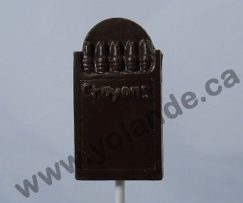 Moule à chocolat - Boîte de crayons sur bâton - Suçon (S-G72)