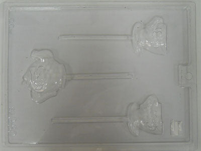 Moule à chocolat - Théière - Tasse - Café sur bâton - Suçon (S-G80)