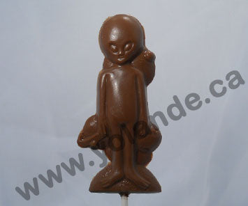 Moule à chocolat Halloween - Extraterrestre sur bâton - Suçon (S-H114)