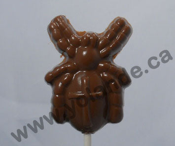 Moule à chocolat Halloween - Araignée sur bâton - Suçon (S-H119)