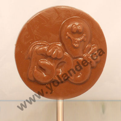 Moule à chocolat Halloween - Fantôme Boo - Suçon (S-H19)