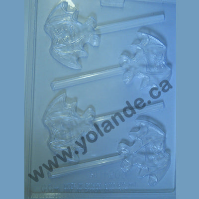 Moule à chocolat Halloween - Chauve-Souris - Suçon (S-H200)