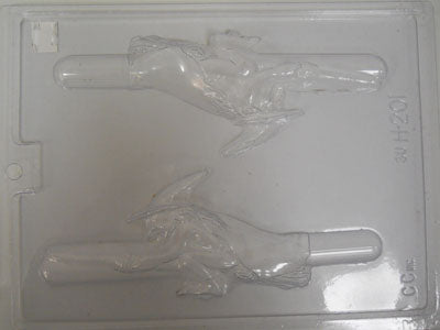 Moule à chocolat Halloween - Sorcière sur Pretzel (S-H201)