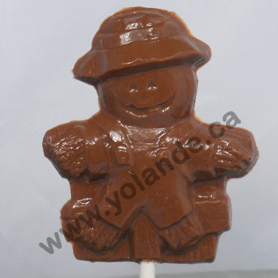 Moule à chocolat Halloween - Épouvantail - Suçon (S-H23)