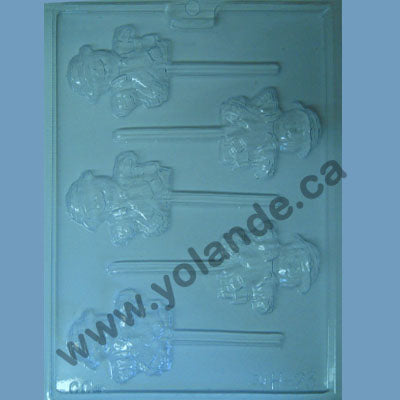 Moule à chocolat Halloween - Épouvantail - Suçon (S-H23)