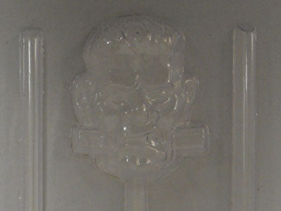 Moule à chocolat Halloween - Frankenstein sur bâton - Suçon (S-H27)