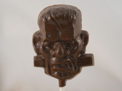 Moule à chocolat Halloween - Frankenstein sur bâton - Suçon (S-H27)