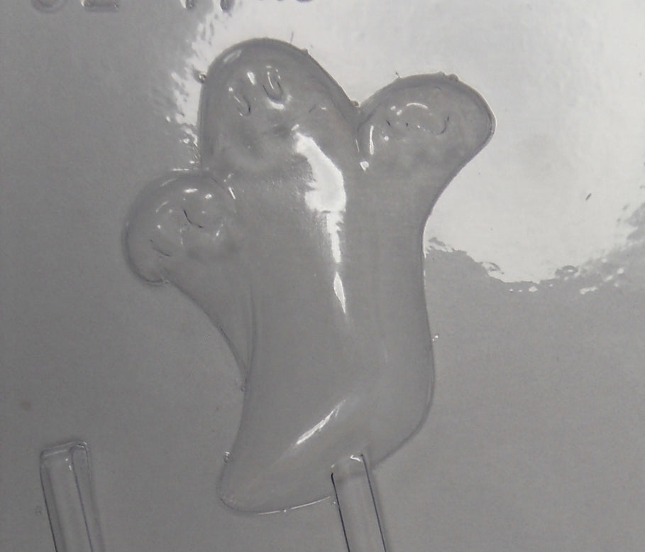 Moule à chocolat Halloween - Fantôme sur bâton - Suçon (S-H32)