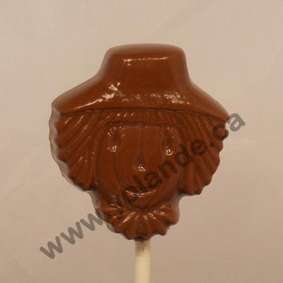 Moule à chocolat Halloween - Fantôme - Sorcière sur bâton - Suçon (S-H49)