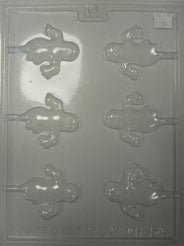 Moule à chocolat Halloween - Fantôme sur bâton - Suçon (S-H54)