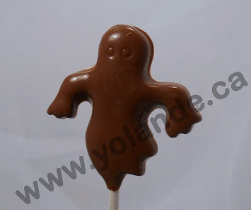 Moule à chocolat Halloween - Fantôme sur bâton - Suçon (S-H54)
