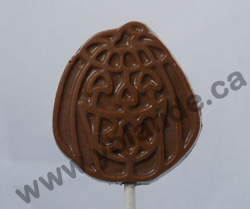 Moule à chocolat Halloween - Citrouille sur bâton - Suçon (S-H55)