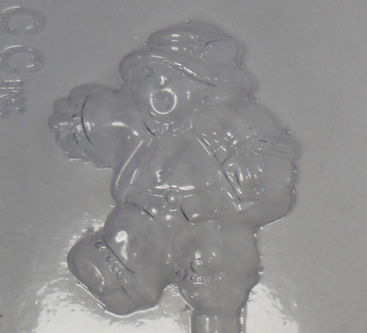 Moule à chocolat Halloween - Épouvantail sur bâton - Suçon (S-H06)