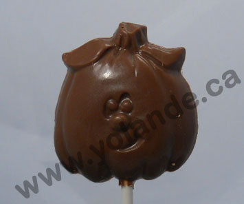 Moule à chocolat Halloween - Citrouille sur bâton - Suçon (S-H64)