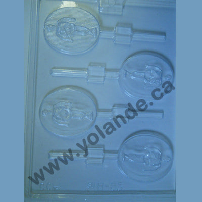 Moule à chocolat Halloween - Squelette - Suçon (S-H65)