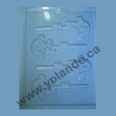 Moule à chocolat Halloween - Fantôme - Suçon (S-H92)