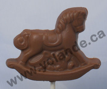 Moule à chocolat Noël - Cheval à bascule suçon (S-N03)