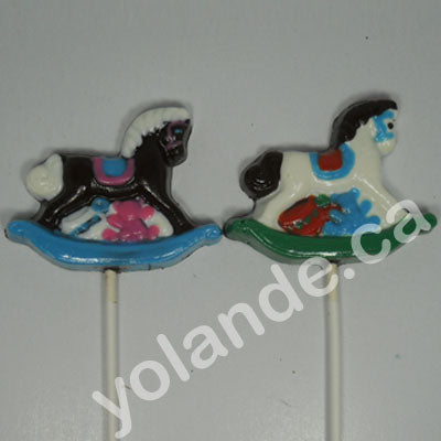 Moule à chocolat Noël - Cheval à bascule suçon (S-N03)