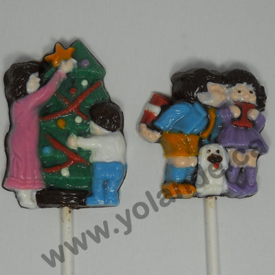 Moule à chocolat Noël - Assortie - Suçon (S-N105)