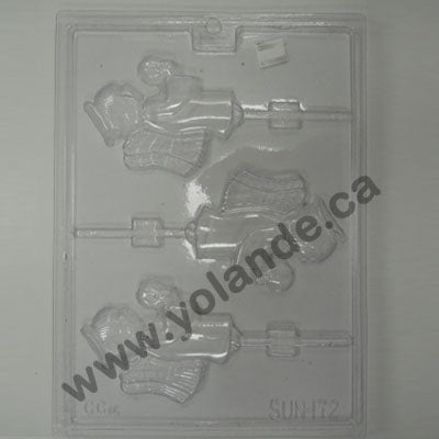 Moule à chocolat Noël - Ange sur bâton - Suçon (S-N172)