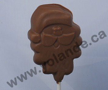 Moule à chocolat Noël - Père Noël - Figure sur bâton - Suçon (S-N20)