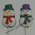 Moule à chocolat Noël - Bonhomme de neige sur bâton - Suçon (S-N214)