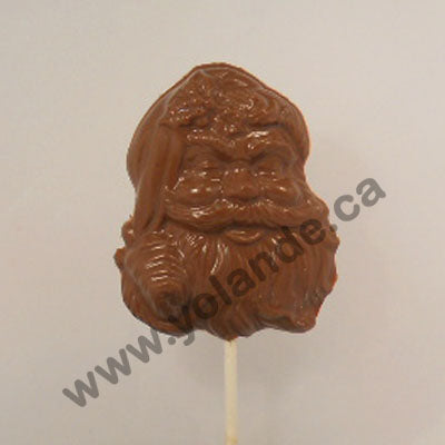 Moule à chocolat Noël - Père Noël sur bâton - Suçon (S-N231)