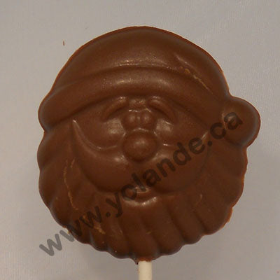 Moule à chocolat Noël - Père Noël sur bâton - Suçon (S-N305)