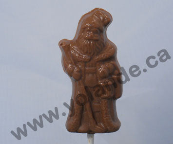 Moule à chocolat Noël - Père-Noël ancien sur bâton - Suçon (S-N34)