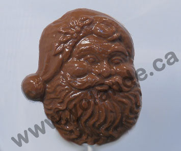 Moule à chocolat Noël - Tête de Père-Noël sur bâton - Suçon (S-N98)