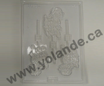 Moule à chocolat de Pâques - Mouton - agneau sur bâton - Suçon (S-P08)