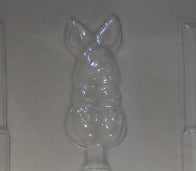 Moule à chocolat de Pâques - Lapin sur bâton - Suçon (S-P13)