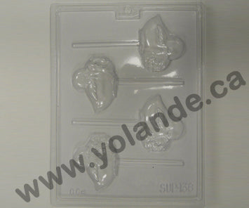 Moule à chocolat de Pâques - Poussin sur bâton - Suçon (S-P136)