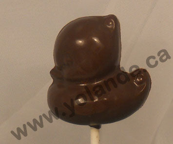 Moule à chocolat de Pâques - Canard sur bâton - Suçon (S-P32)