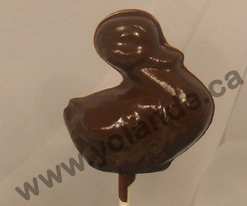 Moule à chocolat de Pâques - Canard sur bâton - Suçon (S-P51)