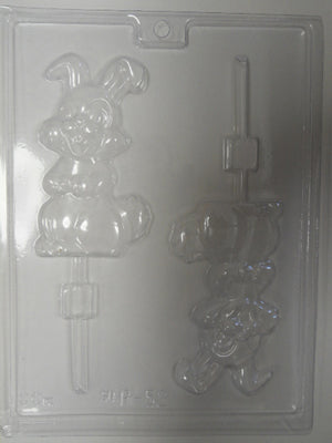 Moule à chocolat de Pâques - Lapin sur bâton - Suçon (S-P52)