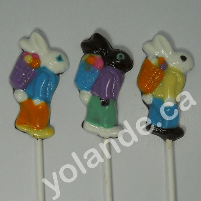 Moule à chocolat de Pâques - Lapin - Suçon (S-P59)