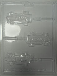 Moule à chocolat Transport - Voiture de course sur bâton - Suçon (S-Q14)